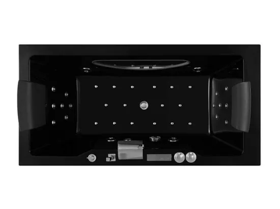 Baignoire balneo Riviera CONCEPT BLACK ARCHIPEL® 180x90