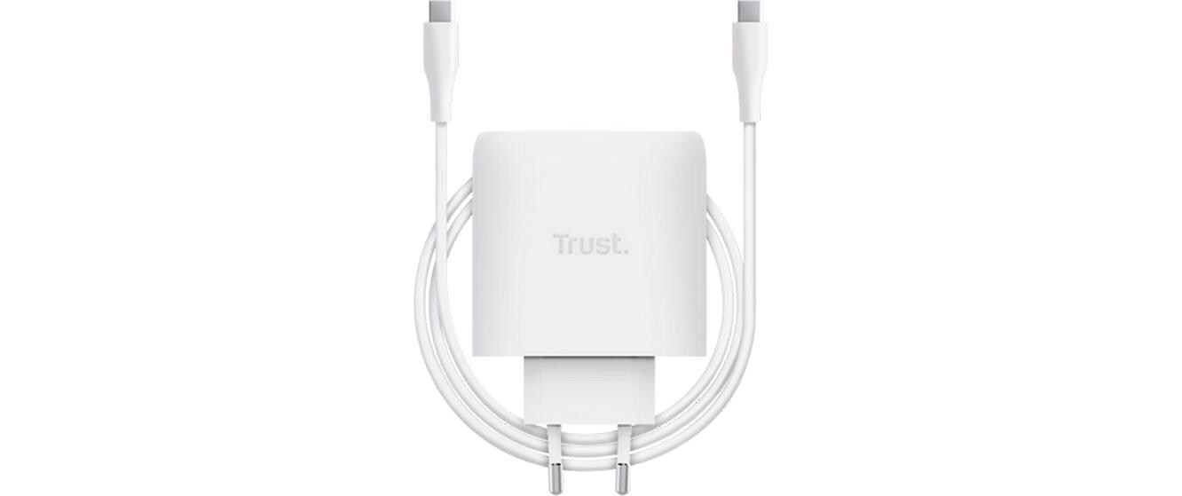 USB-Wandladegerät Maxo USB-C-GaN 65 W WeissKompaktes Ladegerät mit moderner GaN-Technologie und hoher Effizienz