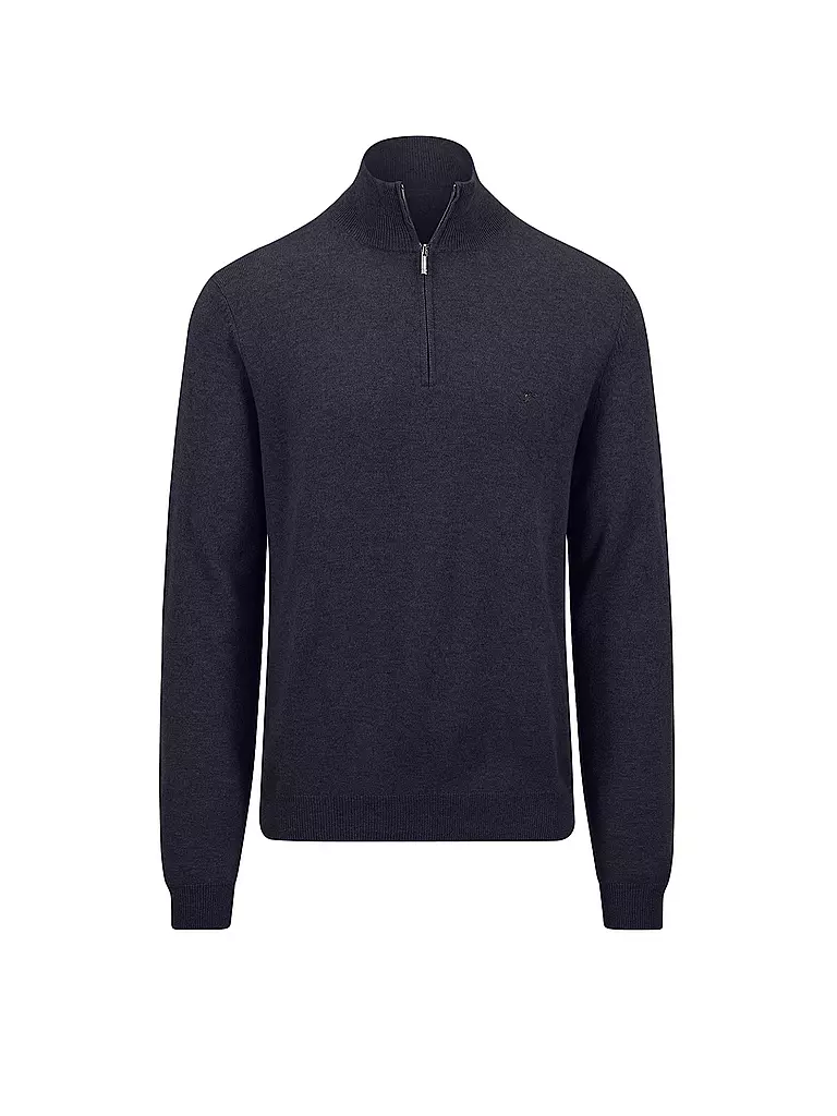FYNCH HATTON Troyer Pullover dunkelblau