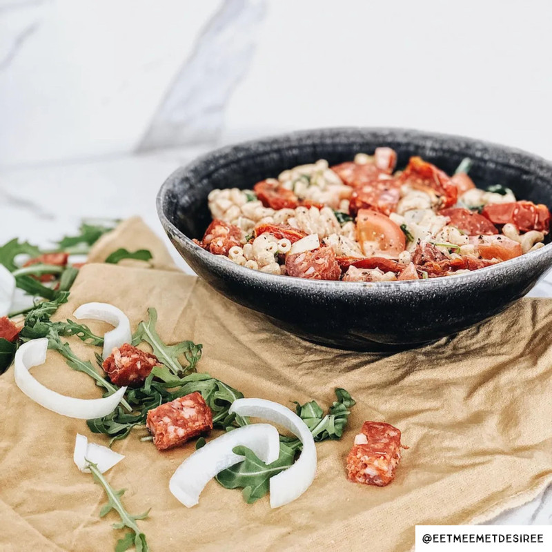 Diep bord Toscane - zwart - ø19 cm