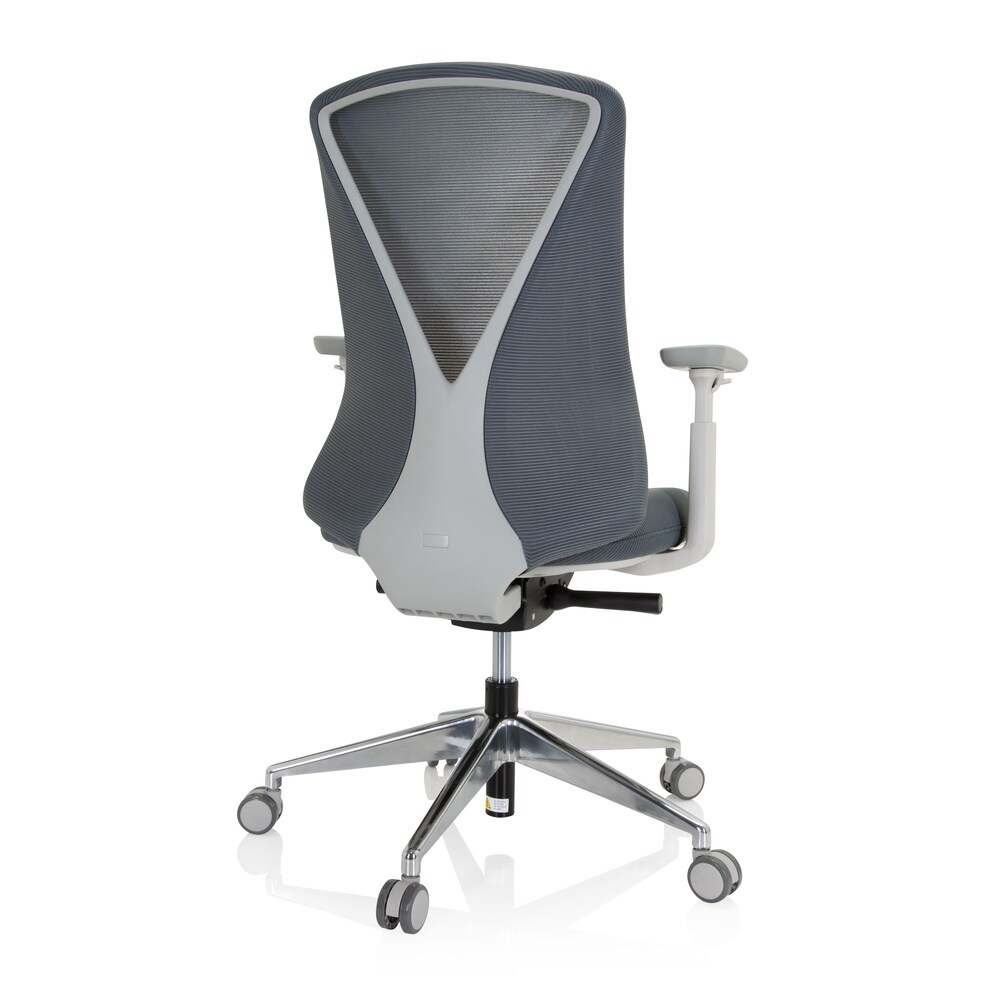 Profi Bürostuhl PAPIL PRO Stoff/Netzstoff mit Armlehnen (höhenverstellbar) hjh OFFICE