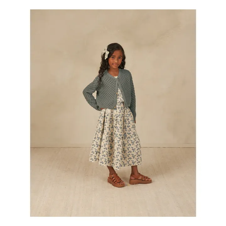 Rylee + Cru Cardigan Ella Crochet | Bleu indigo