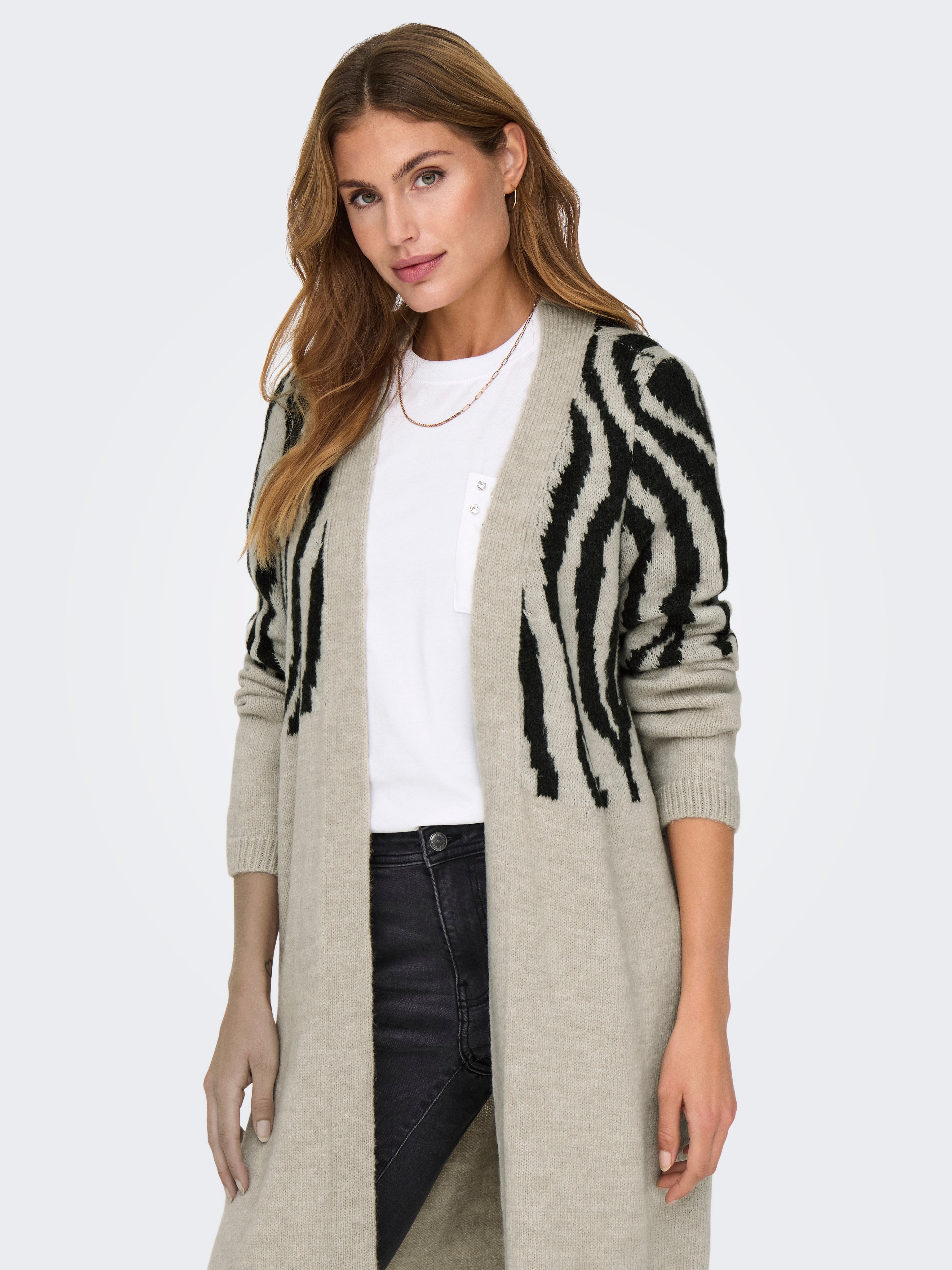 ONLJADE Strickjacke Whitecap Gray