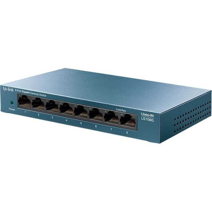 TP-Link LS108G Non-géré Gigabit Ethernet (10/100/1000) Bleu
