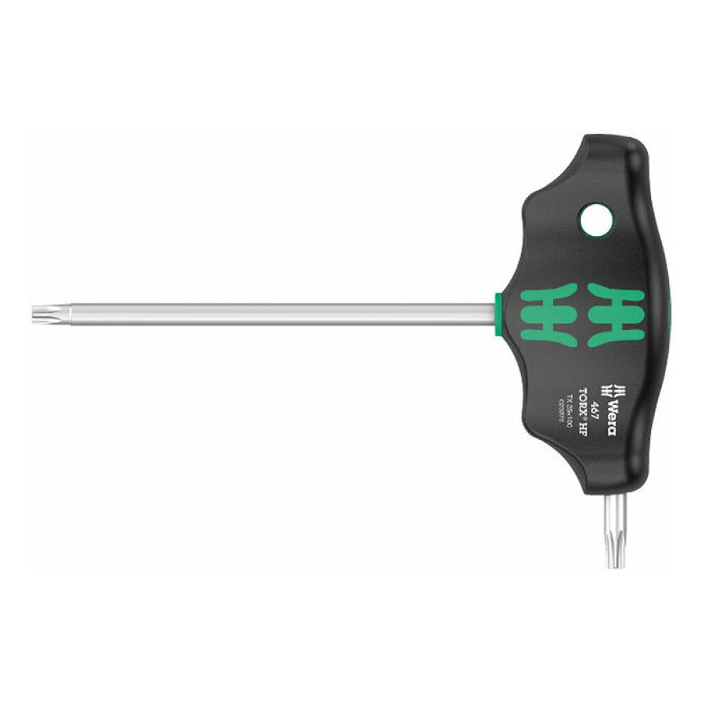 SKRUTREKKER WERA T-HÅNDTAK TORX 467 25X100MM