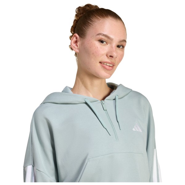 adidas - Women's 3-Stipes French Terry QZ Hoodie - Veste de sport