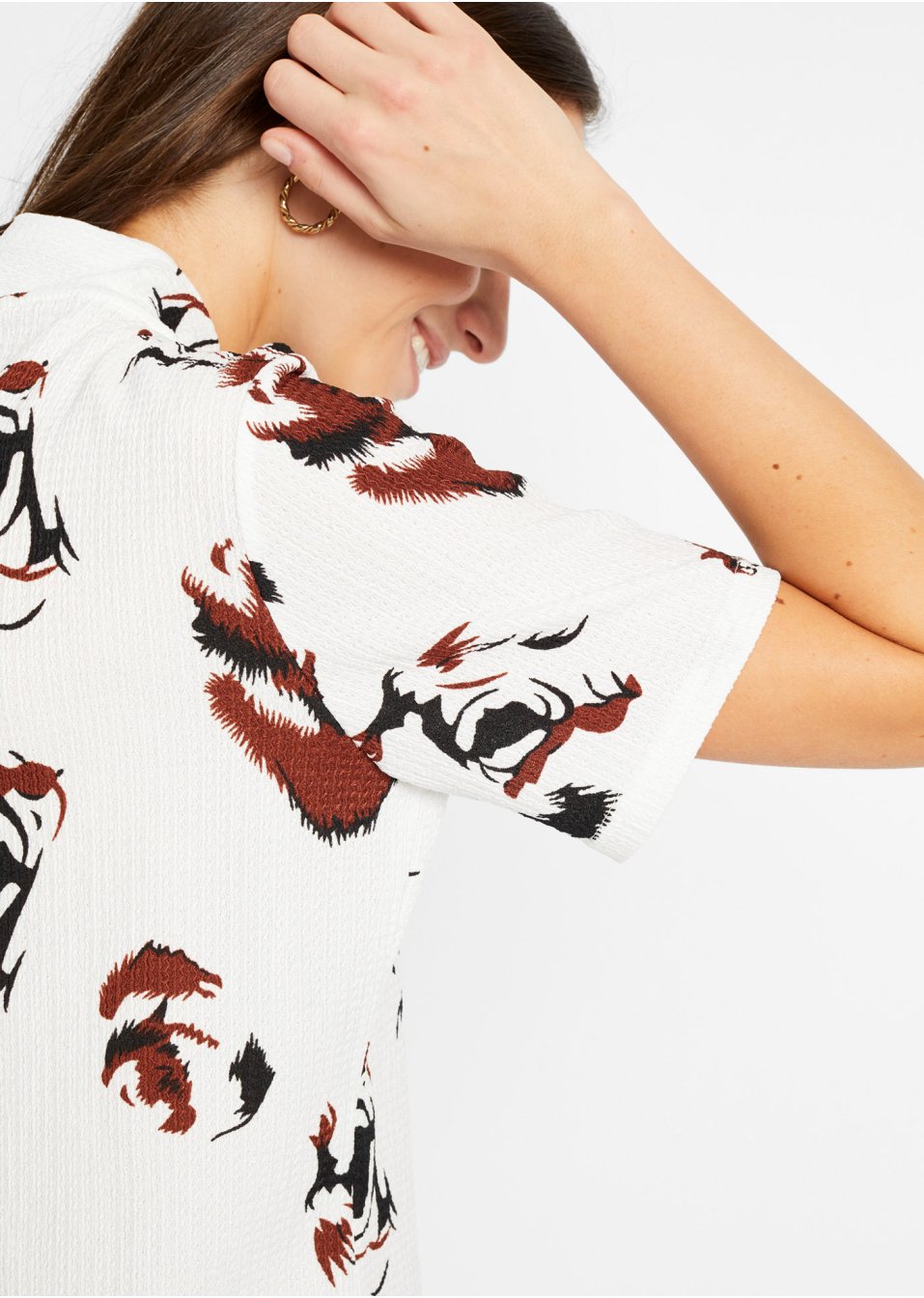 Blouse avec lavallière