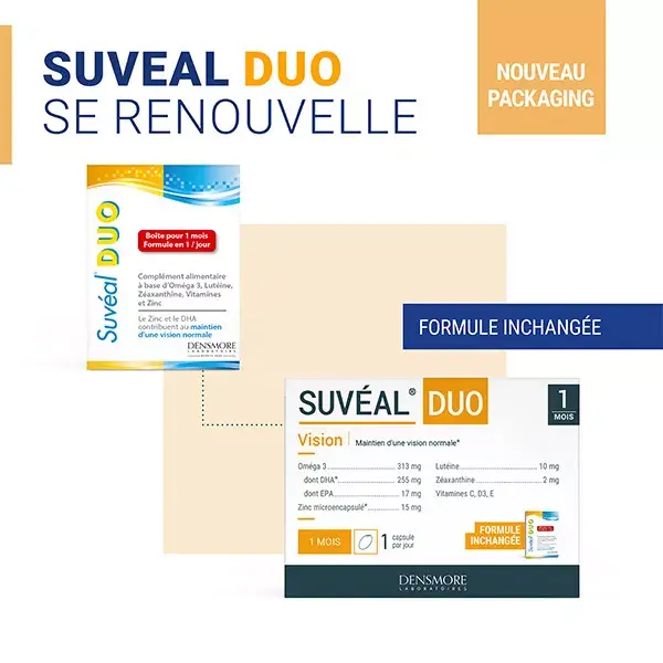 Densmore Suvéal Duo Vision Maintien d'une Vision Normale Cure 1 mois