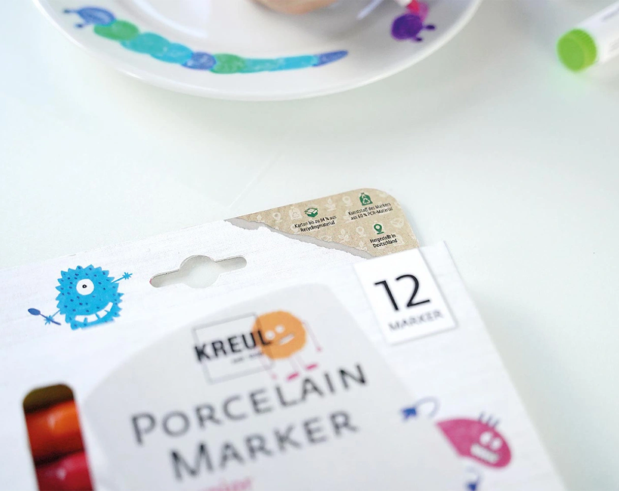 Porzellan-Malstifte PORCELAIN MEDIUM JUNIOR 12er-Set