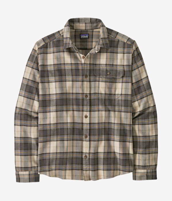 Patagonia Cotton In Conversion LW Fjord Flannel Hemd (spotter forge grey)