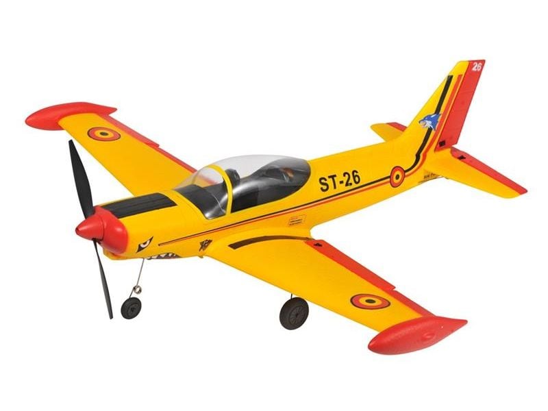 TOP-RC Warbird Mini SF260 450 mm, Gelb, RTF Kleines 4-Kanal RC-Flugzeug mit Gyro