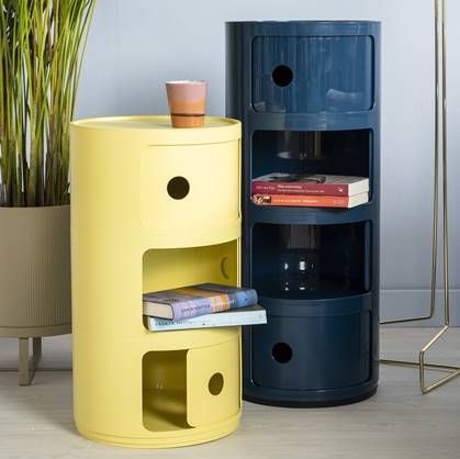 Kartell - Componibili - Kast - Blauw - 4 Modules