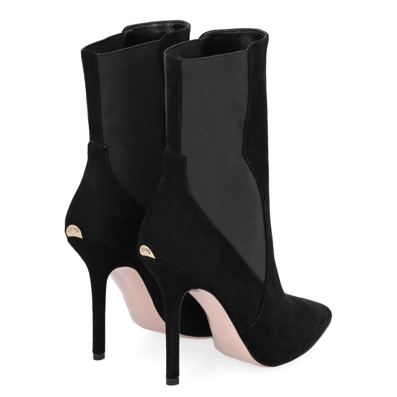 Liu-Jo Bottines en Cuir Marya noires - Hauteur Talon 10.5 cm