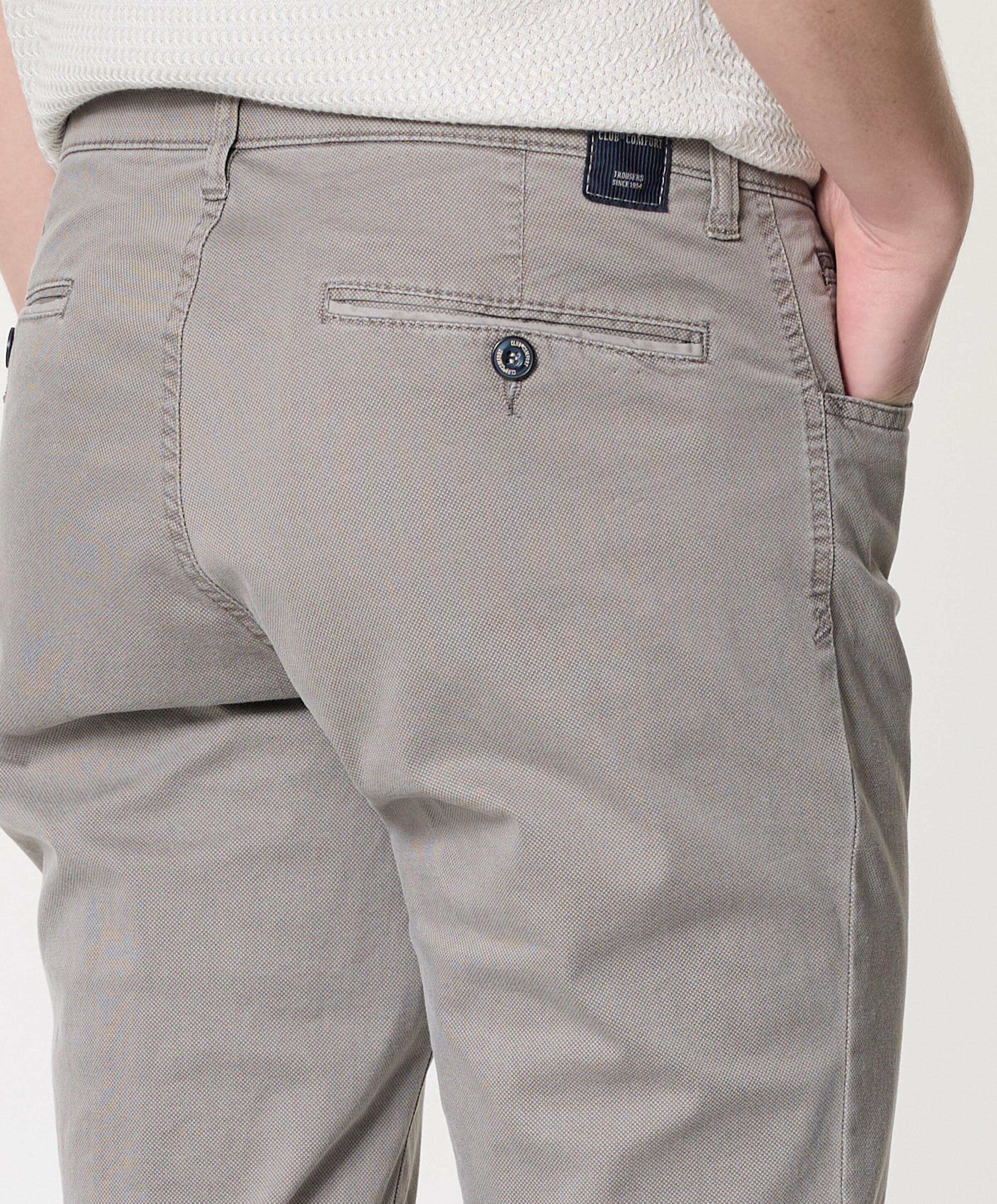 Club of Comfort heren broek beige