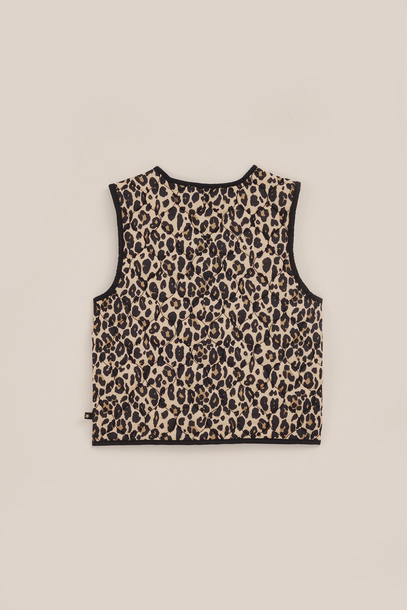 Meisjes gilet met dessin WE Fashion Beige