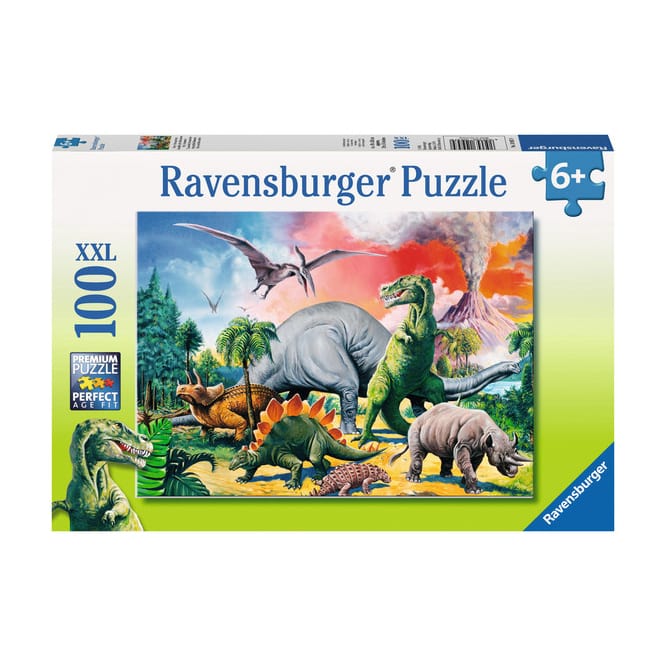Puzzle - Unter Dinosauriern - 100 XXL Teile