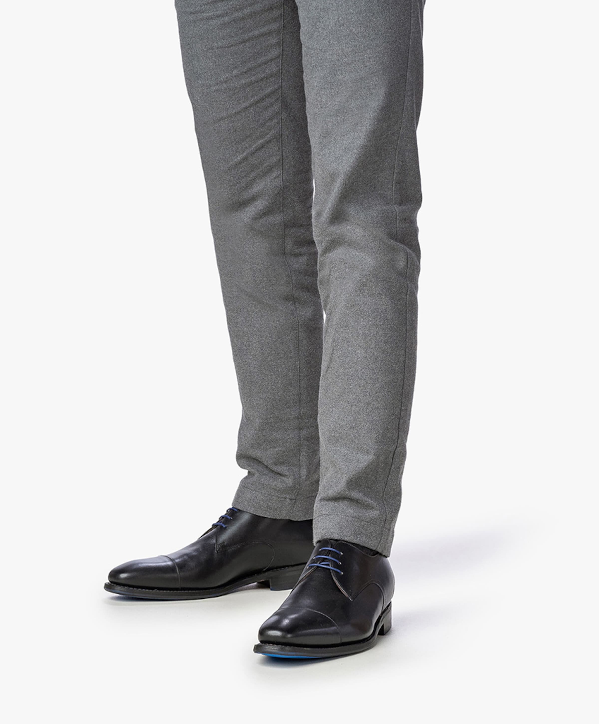 Floris van Bommel heren veterschoenen zwart