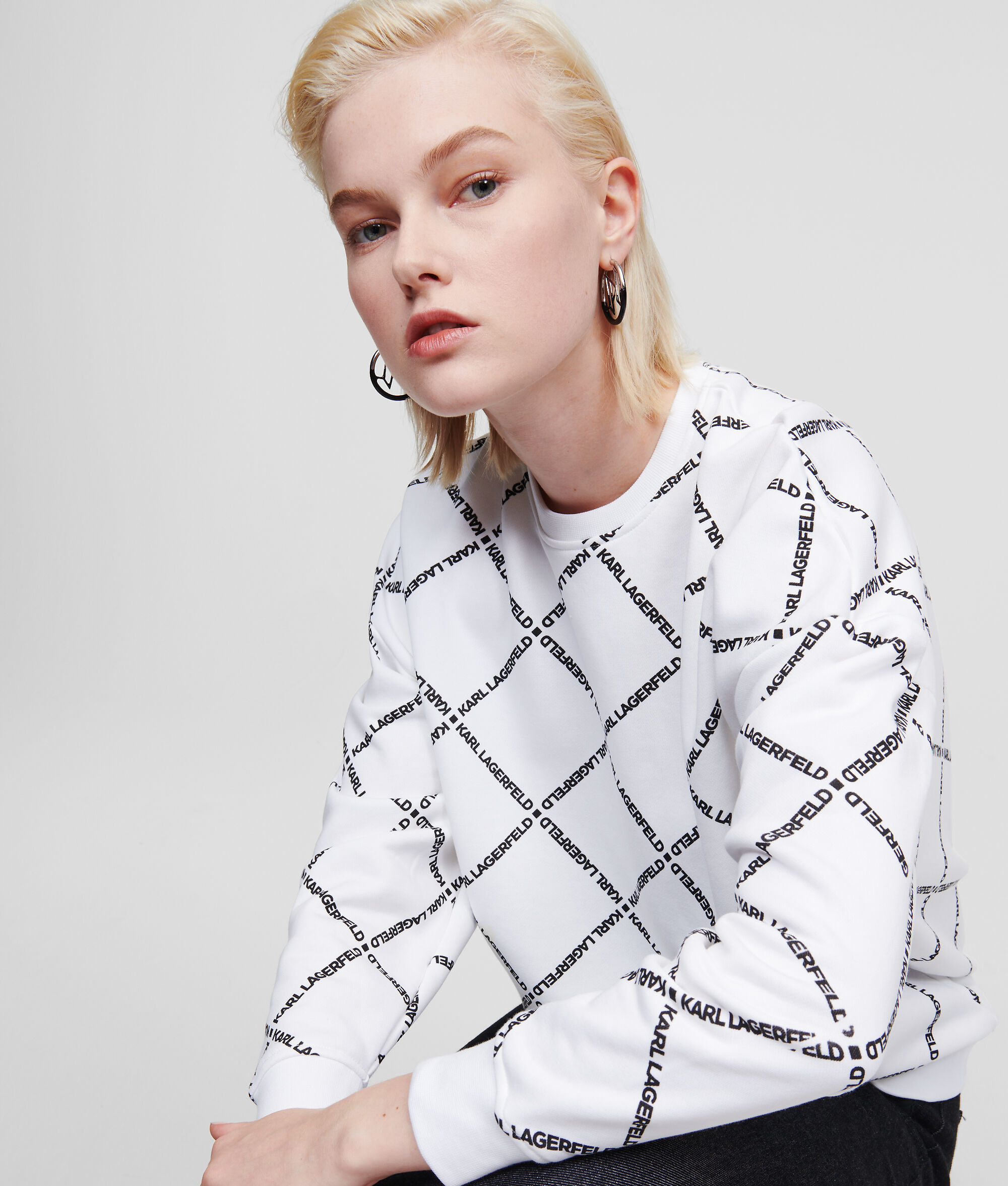 SWEAT-SHIRT IMPRIMÉ LOGO DIAMANT