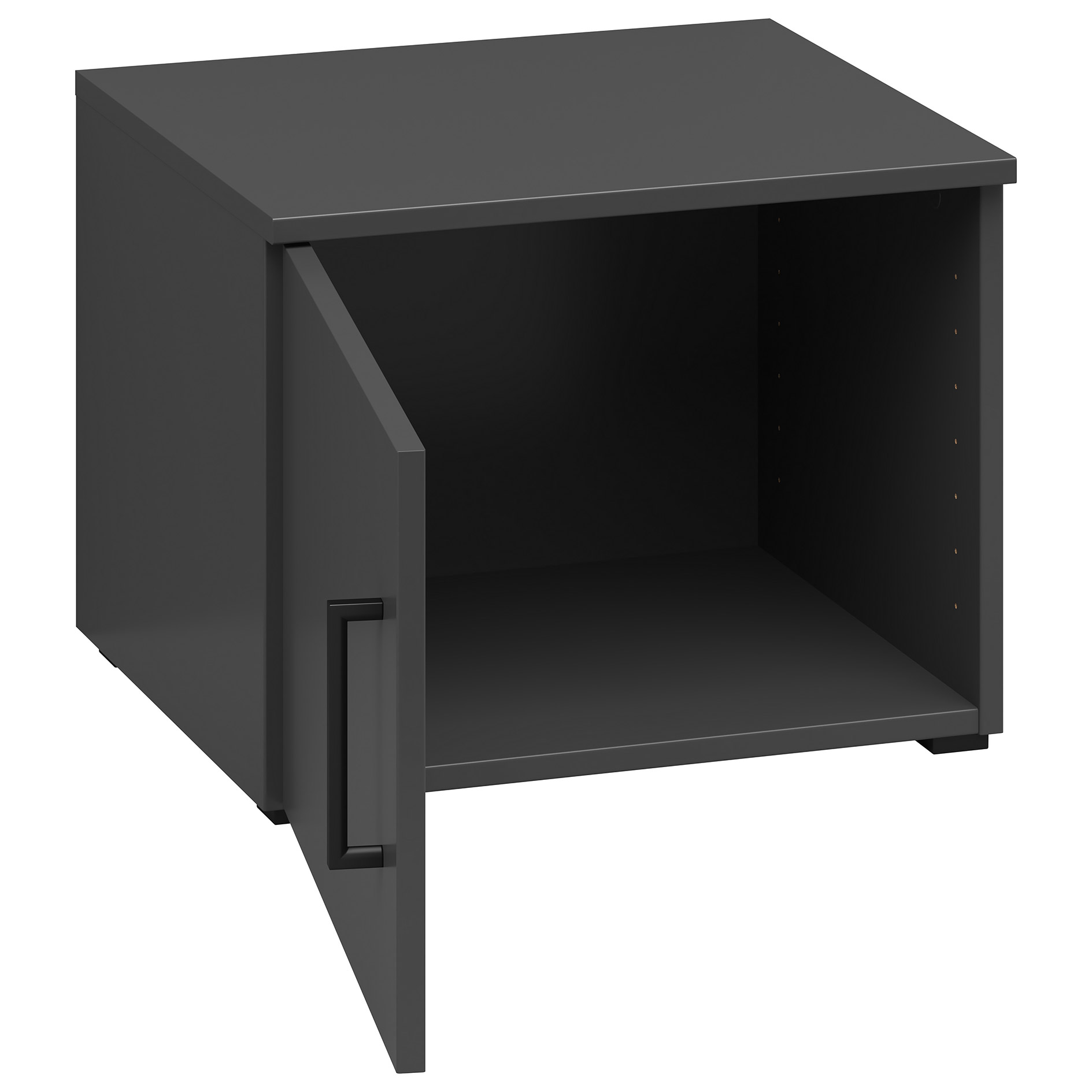 Aufsatzelement - auch hängend verwendbar - anthrazit - Breite 45 cm