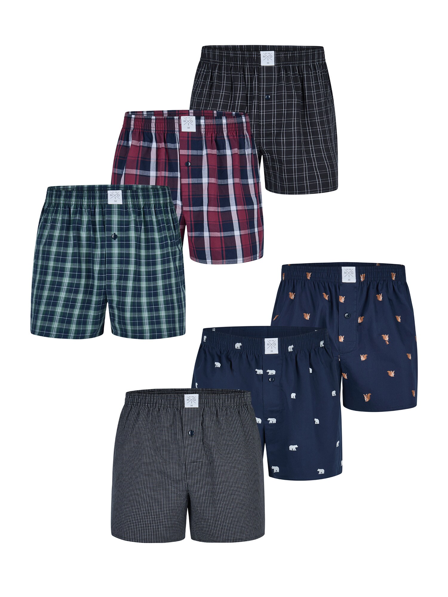 MG-1 Jungen Boxer Kids 6er Pack