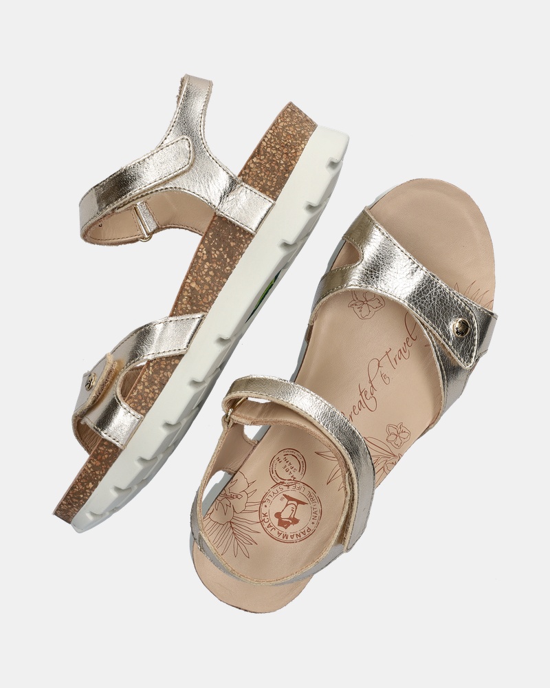 Panama Jack Sulia Shine Sandalen  - goud