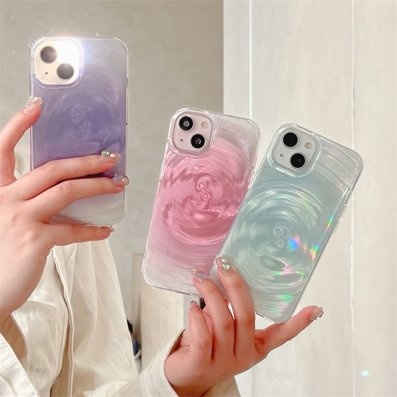 Fonekase - Ripple telefoonhoesje - Apple iPhone 16 Pro Max / 16 Pro / 16 Plus / 16 / 15 Pro Max / 15 Pro / 15 Plus / 15 / 14 Pro Max / 14 Pro / 14 Plus / 14 / SE / 13 Pro Max / 13 Pro / 13