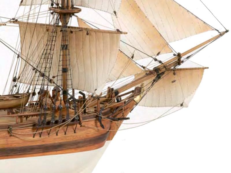 Billing Boats Bausatz Segelschiff HMS Bounty, 780 mm 1:50 Detailgetreuer Segelschiff Modellbausatz