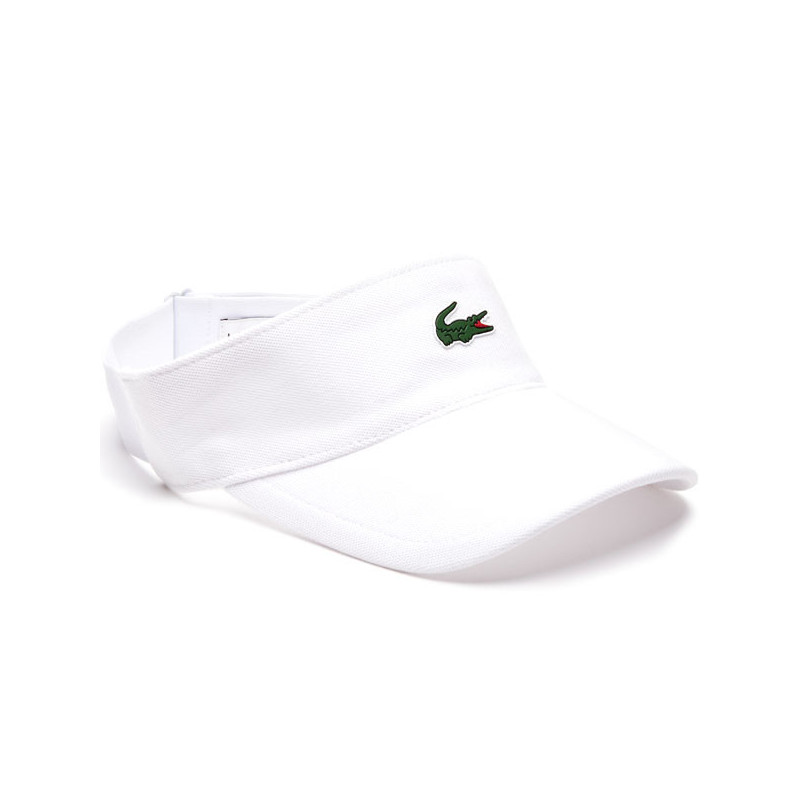 Visière Lacoste blanche Sport