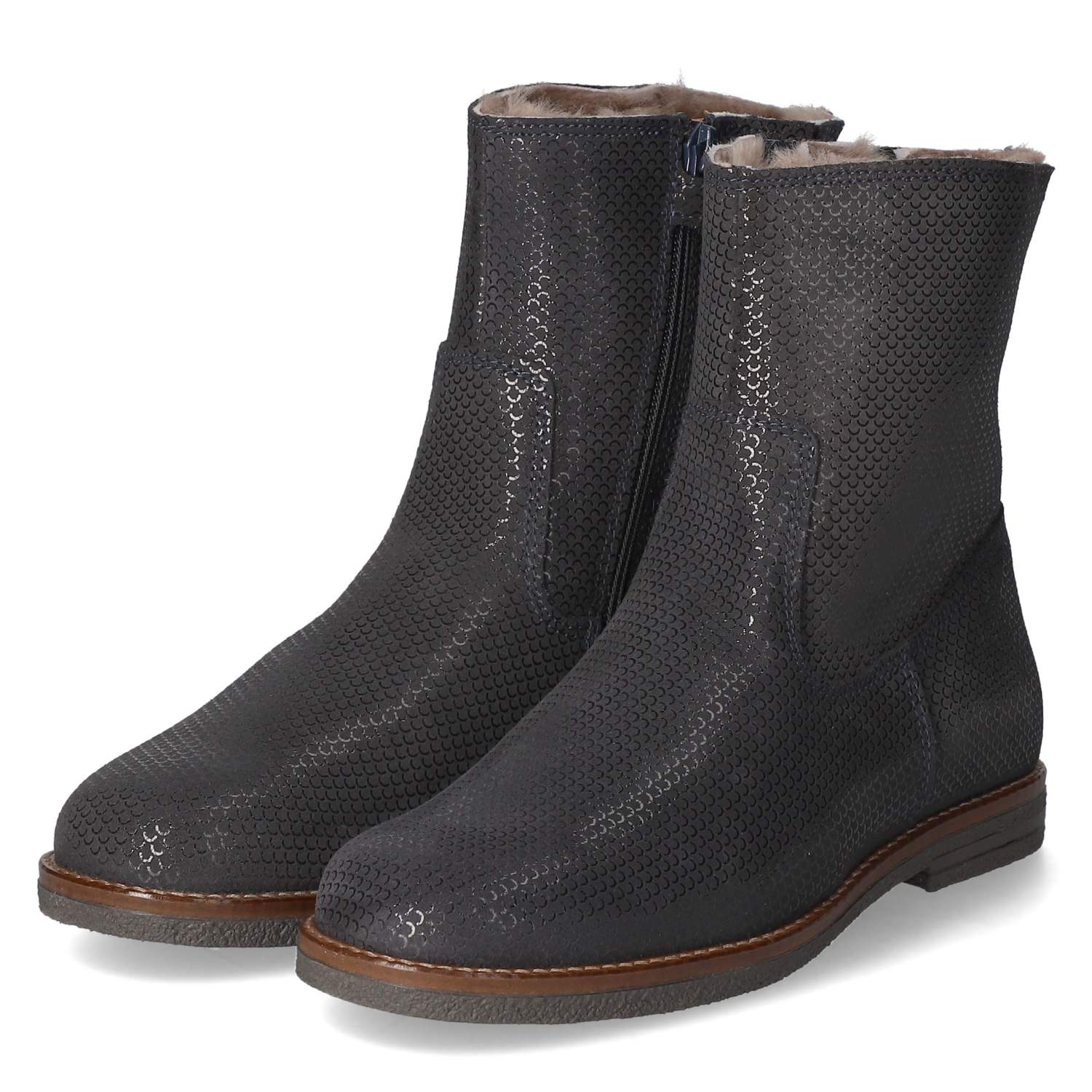 bisgaard Winterstiefeletten NICOLA LAMB - blueberry