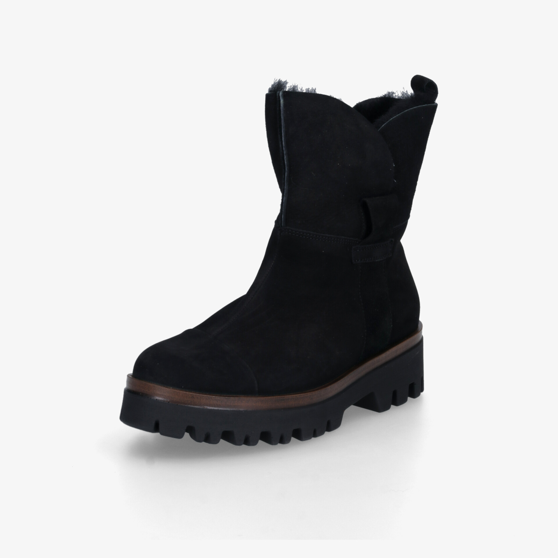 waldläufer H-London Denver Damen Winter Boots schwarz