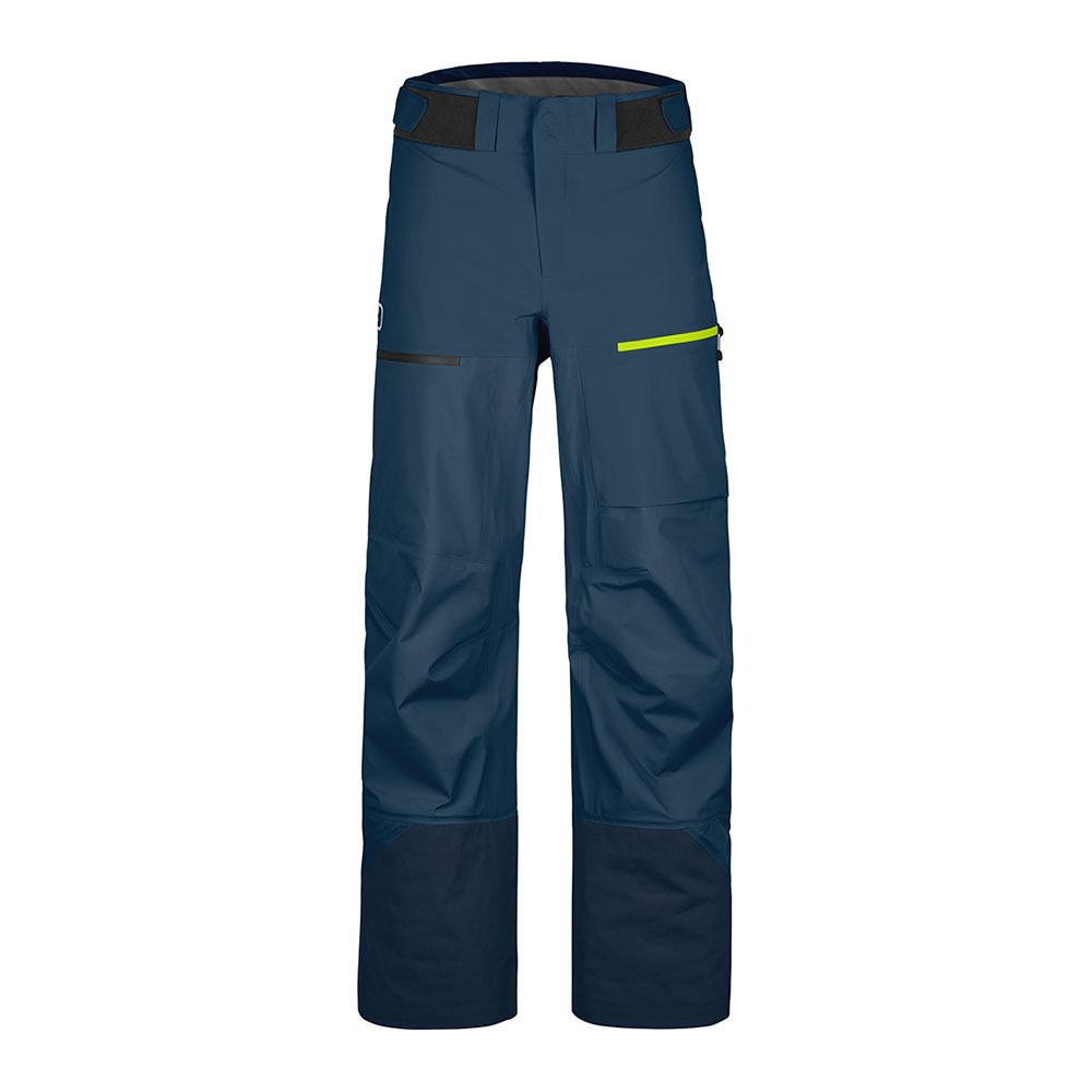Ortovox 3L RAVINE SHELL - Pantalon ski Homme deep ocean