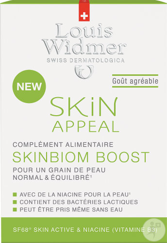 Louis Widmer Skin Appeal Complément Alimentaire Skinbiom Boost Sachets 30x33g