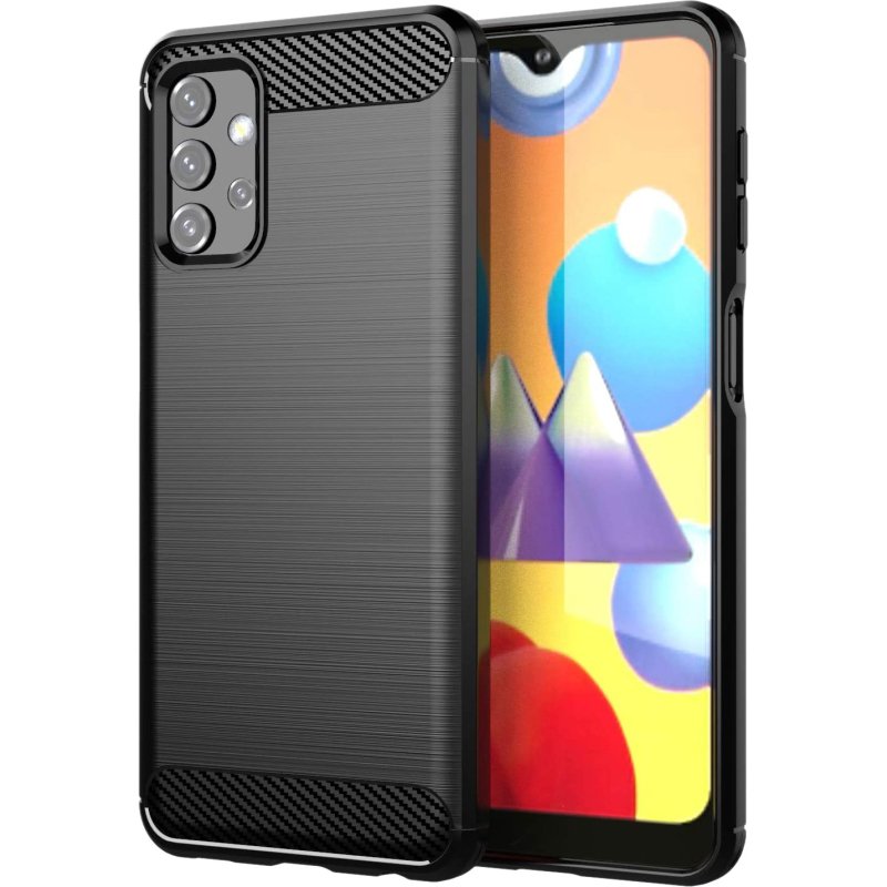 DLH Coque silicone noire pour Samsung Galaxy A32 5G (SM-A326)