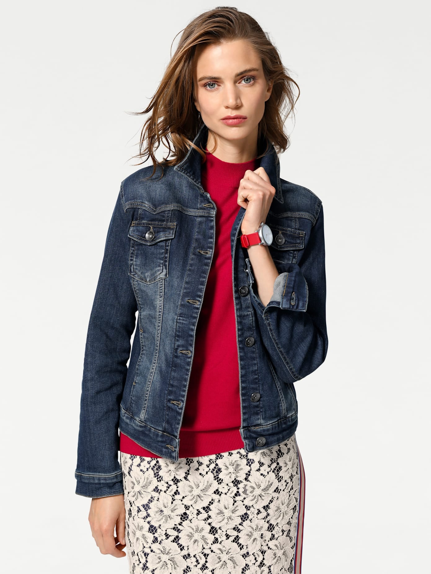 heine Jeansjacke ohne Kapuze