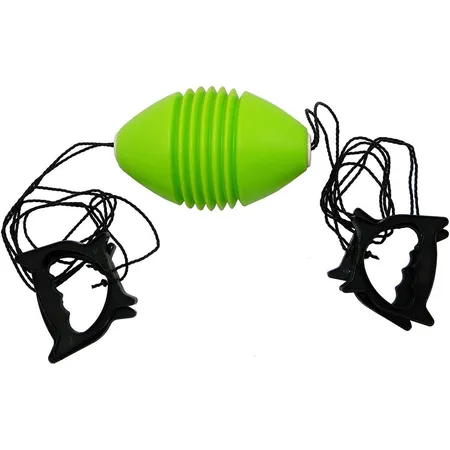 BEST Sporting Boingballspiel für 2 Spieler, Ball grün, Griffe schwarz