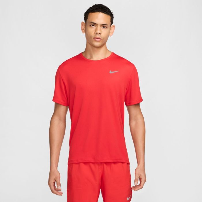 Nike Herre T-shirts Dri-FIT UV Miler Short Sleeve Tee Rød