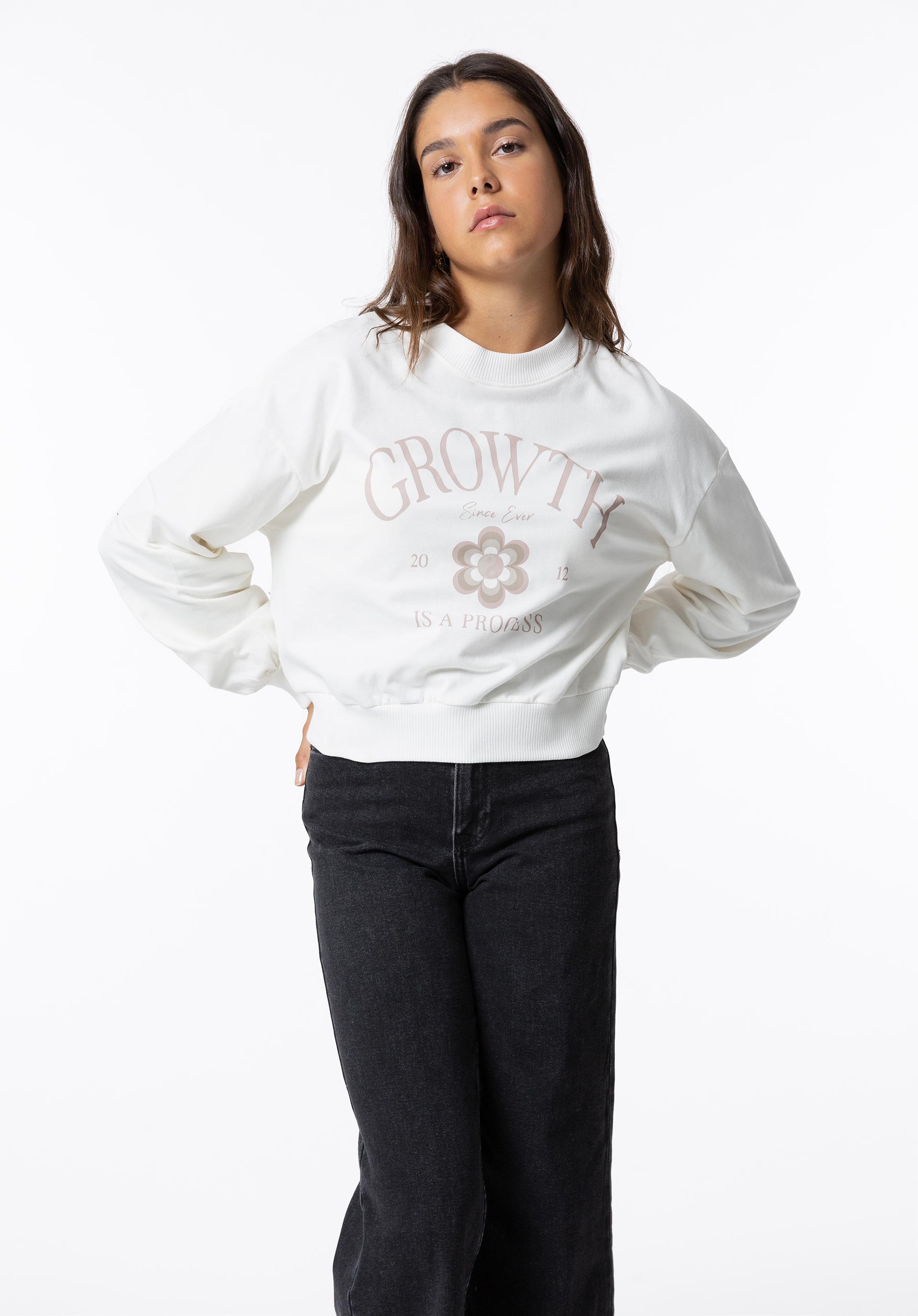 Sweatshirt com Estampado Frontal