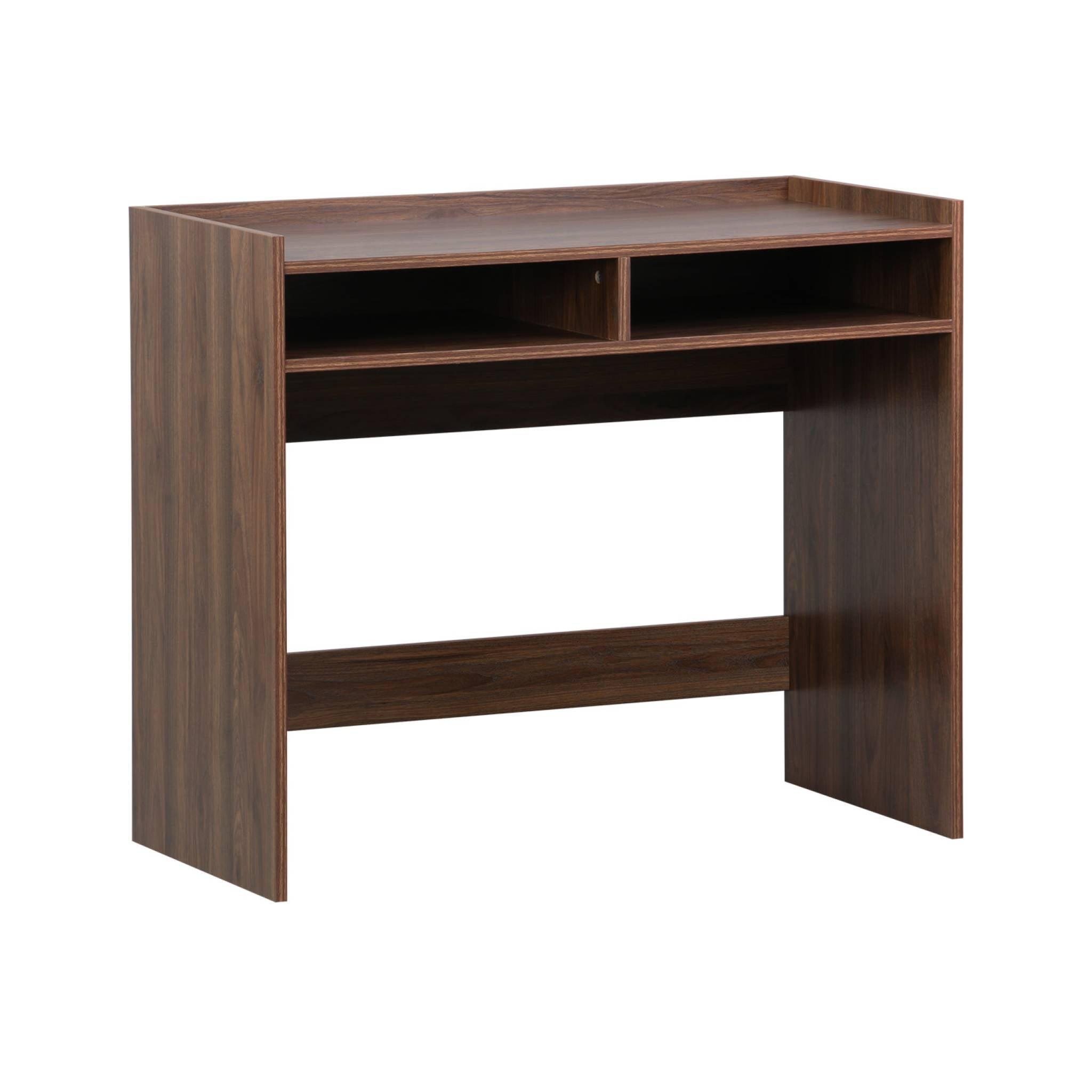sweeek - Bureau hout decor 2 opbergvakken