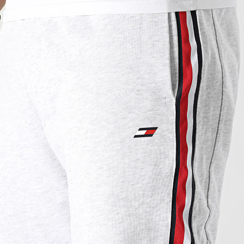 Pantalon Jogging A Bandes Global Stripe 5278 Gris Chiné