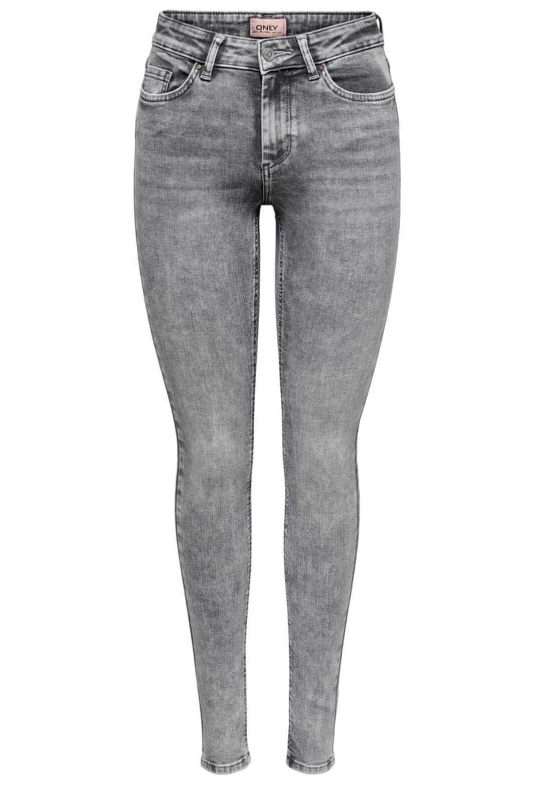 Only Onlblush Mid Sk 179689 light grey denim