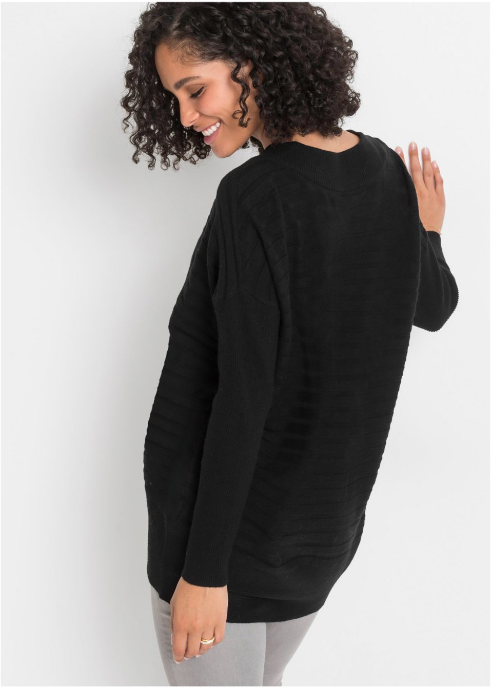 Pull côtelé oversize