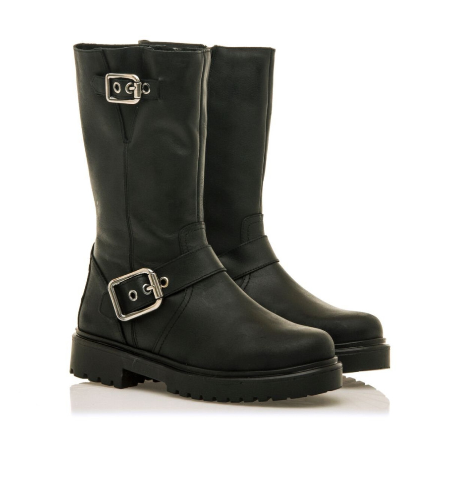 Botas Mustang Lilou de couro preto