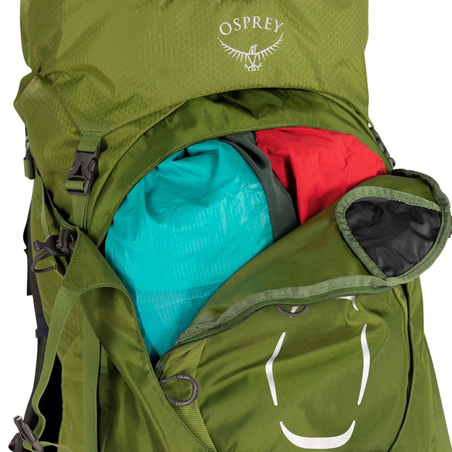 Osprey Aether 55 Backpack S/M mustard green