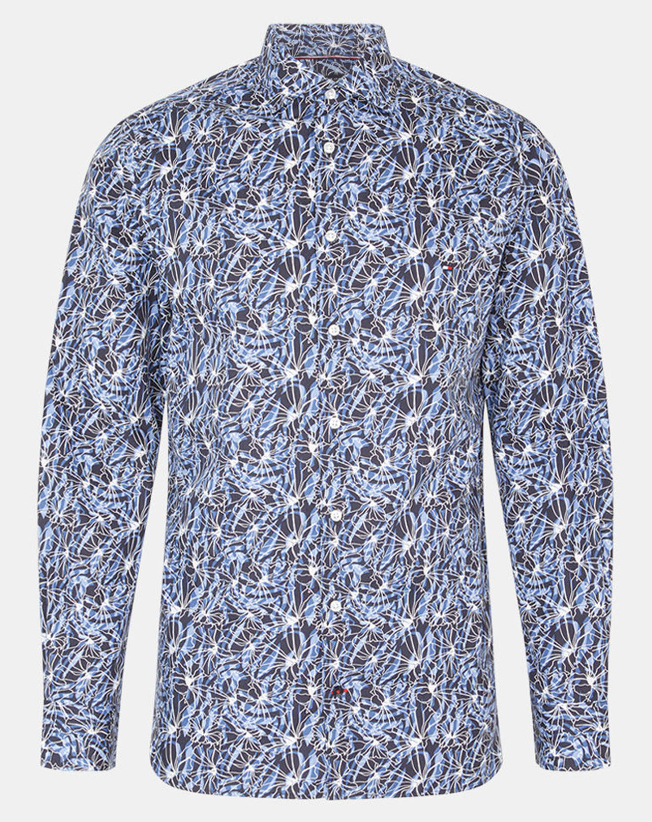 Tommy Hilfiger Chemise slim Abstrct Flower bleu marine