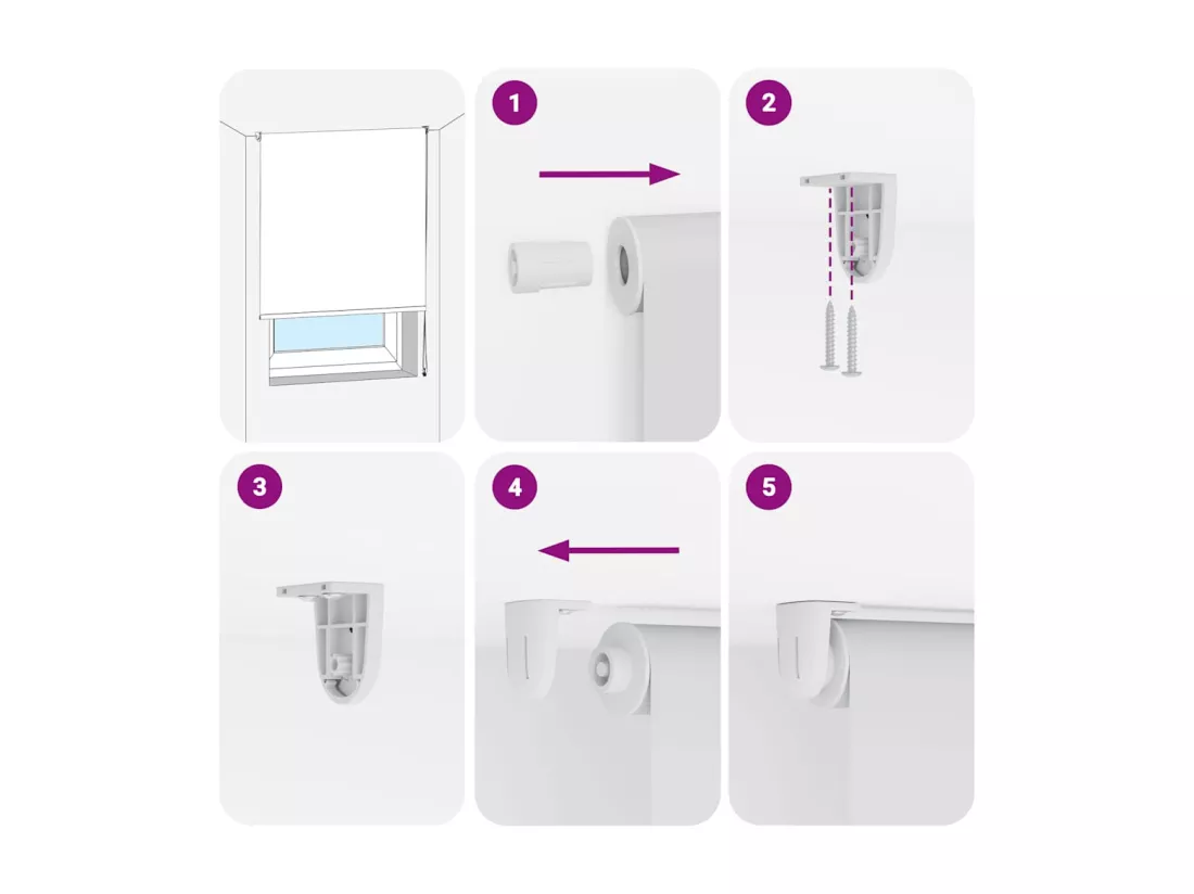 Store enrouleur de douche 120x240 cm largeur du tissu 116 cm
