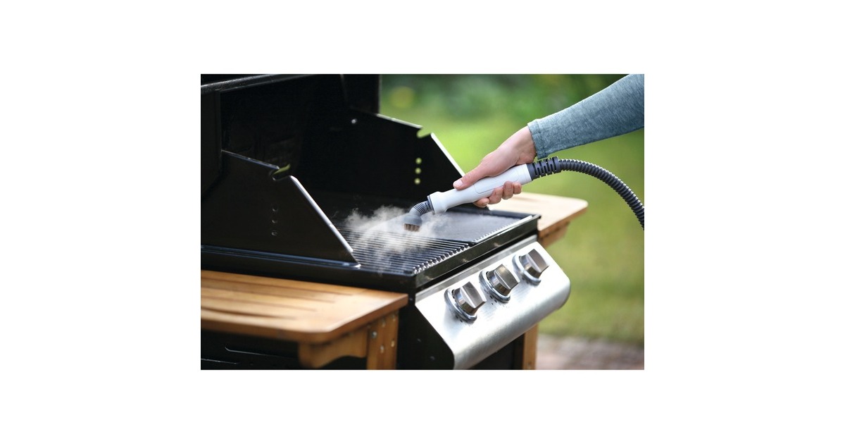BLACK+DECKERBHSM1615DSM 1600W Steam-mop met SteaMitt, deltavoet en 17 accessoires stoomreiniger  (Wit/donkerpaars)