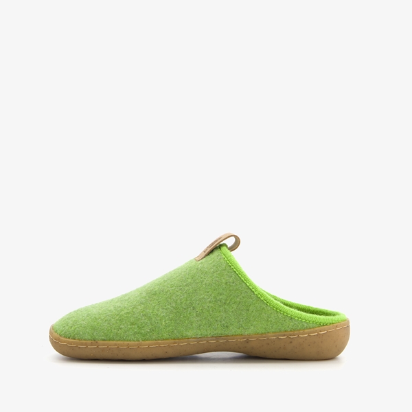 Hush Puppies wollen dames pantoffels groen