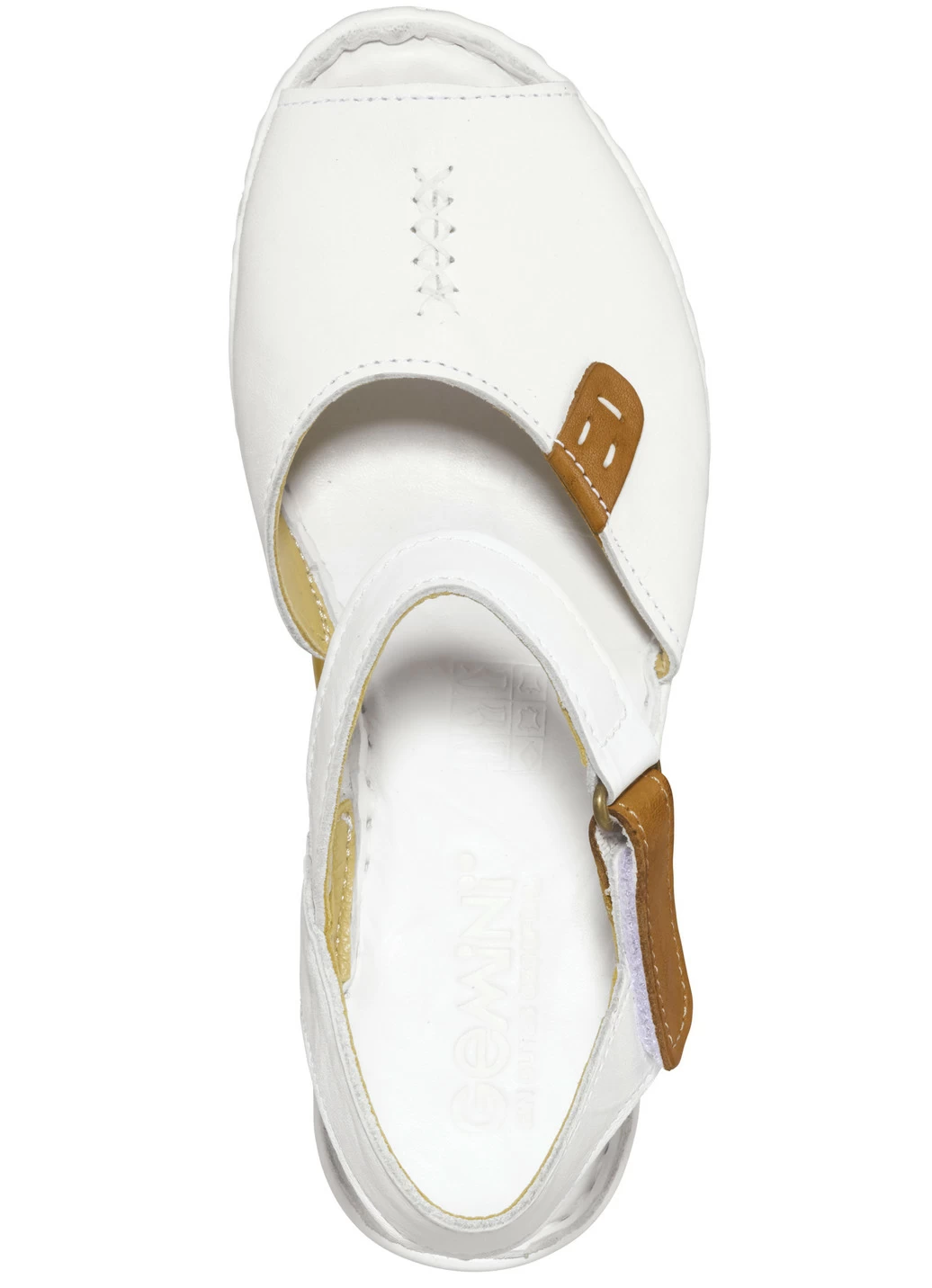 Gemini Sandalette aus schattiertem Rind-Nappaleder