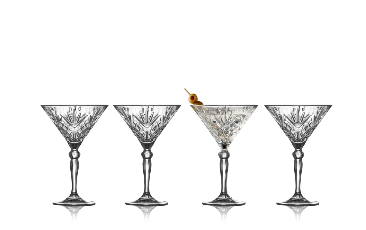 Cocktailglas Melodia 4 Stück, 21 clCocktailglas aus ultraklarem Kristallglas