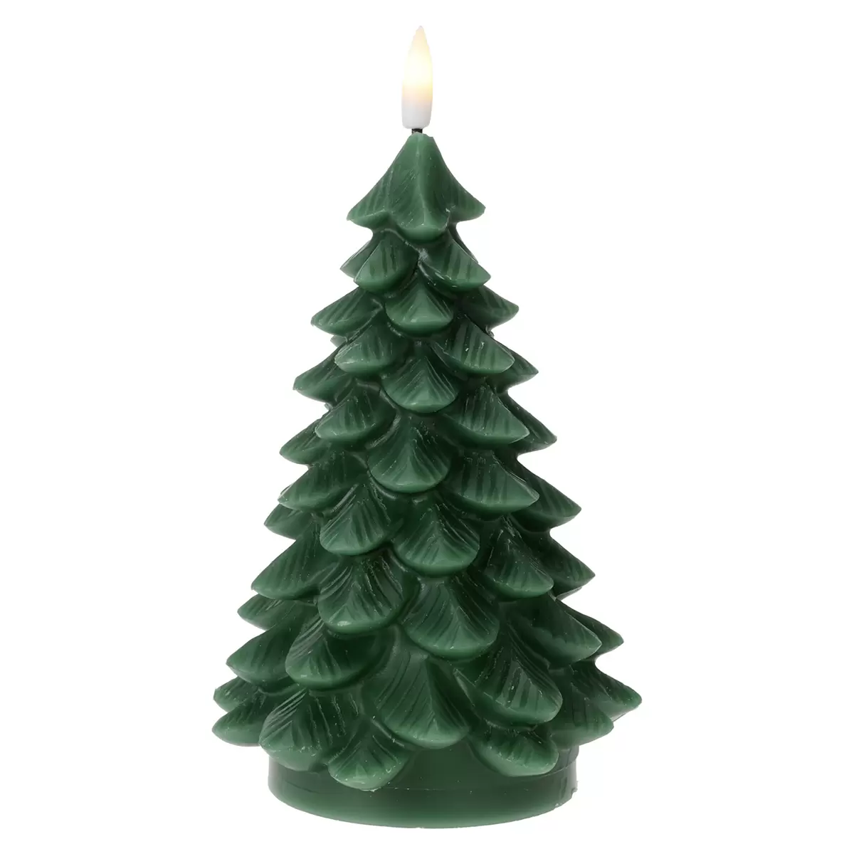 LED-Kerze LED-Tree dunkelgrün,grün